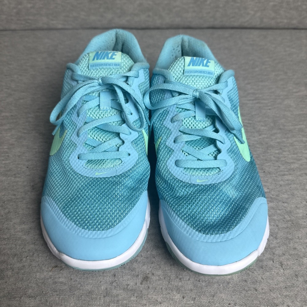 Nike Flex Experience RN 4 Womens Blue Mesh Trainers  Shoes Size 11 - Picture 2 of 10
